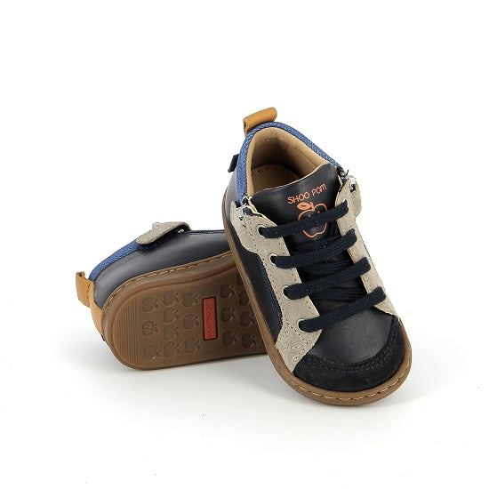 BOUBA BI ZIP NAPPA NAVY