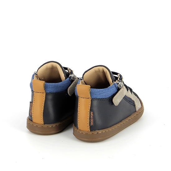 BOUBA BI ZIP NAPPA NAVY