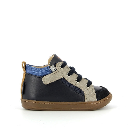BOUBA BI ZIP NAPPA NAVY