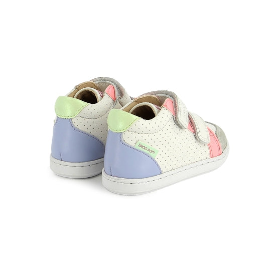 BOUBA BOX EASY NAPPA-VELOURS(CRAIE-FLUO PINK0