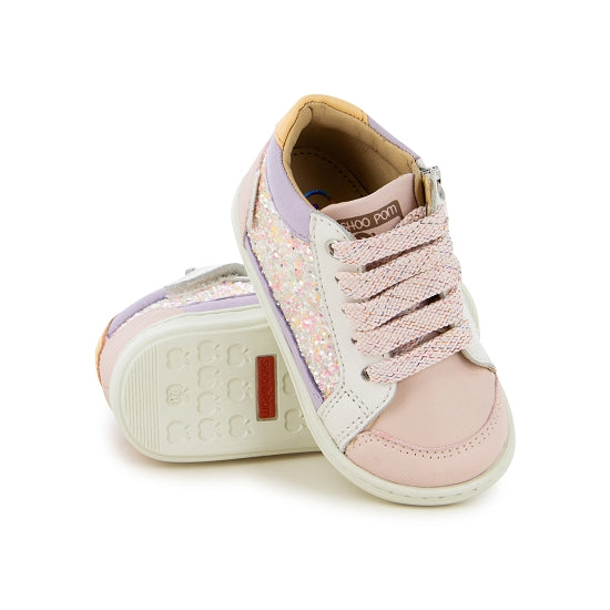 BOUBA CONNECT NAPPA-GLITTER PINK