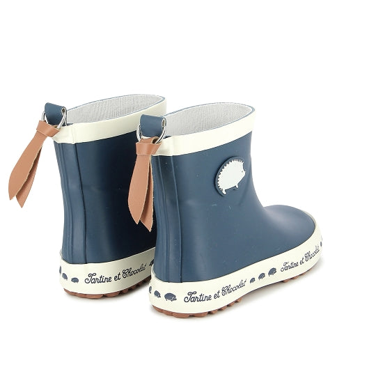 TC WELLY PATCH CAOUTCHOUC NAVY