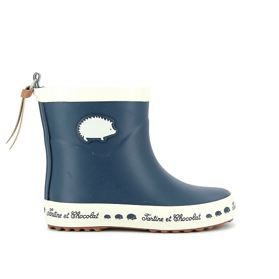 TC WELLY PATCH CAOUTCHOUC NAVY