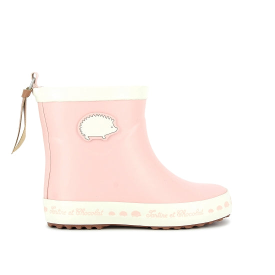 TC WELLY PATCH CAOUTCHOUC PINK