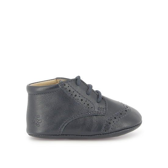 T&C 15 DERBY CUIR LISSE MARINE