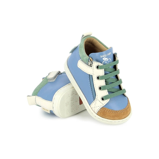 BOUBA BI ZIP NAPPA-VELOURS(JEANS-CAMEL)