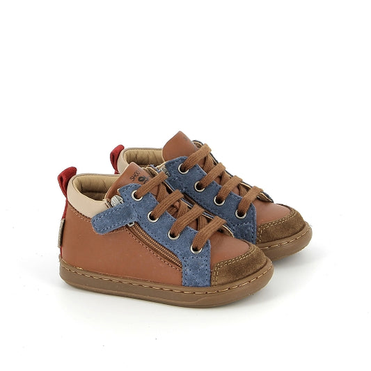 BOUBA BI ZIP NAPPA DK CAMEL