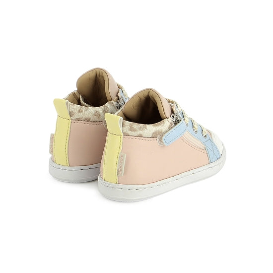 BOUBA BI ZIP NAPPA (PINK-BLUE)