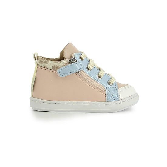 BOUBA BI ZIP NAPPA (PINK-BLUE)