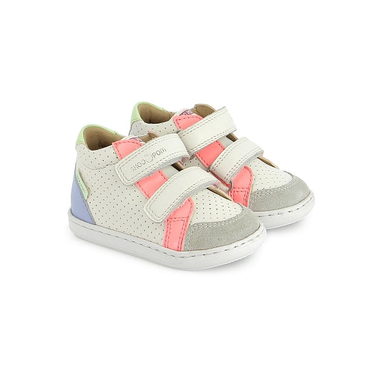 BOUBA BOX EASY NAPPA-VELOURS(CRAIE-FLUO PINK0