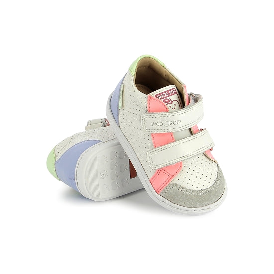 BOUBA BOX EASY NAPPA-VELOURS(CRAIE-FLUO PINK0