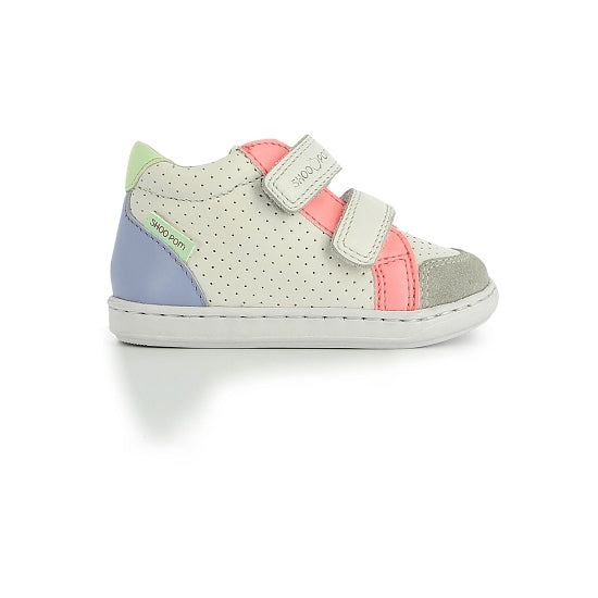 BOUBA BOX EASY NAPPA-VELOURS(CRAIE-FLUO PINK0
