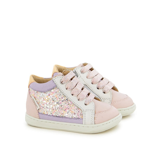 BOUBA CONNECT NAPPA-GLITTER PINK