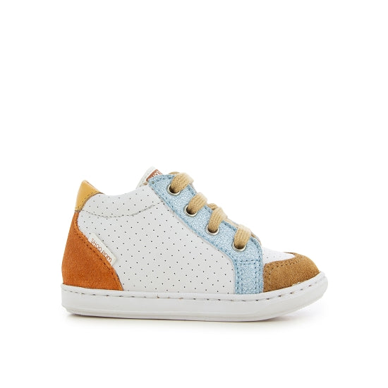 BOUBA ZIP BOX NAPPA WHITE CAMEL