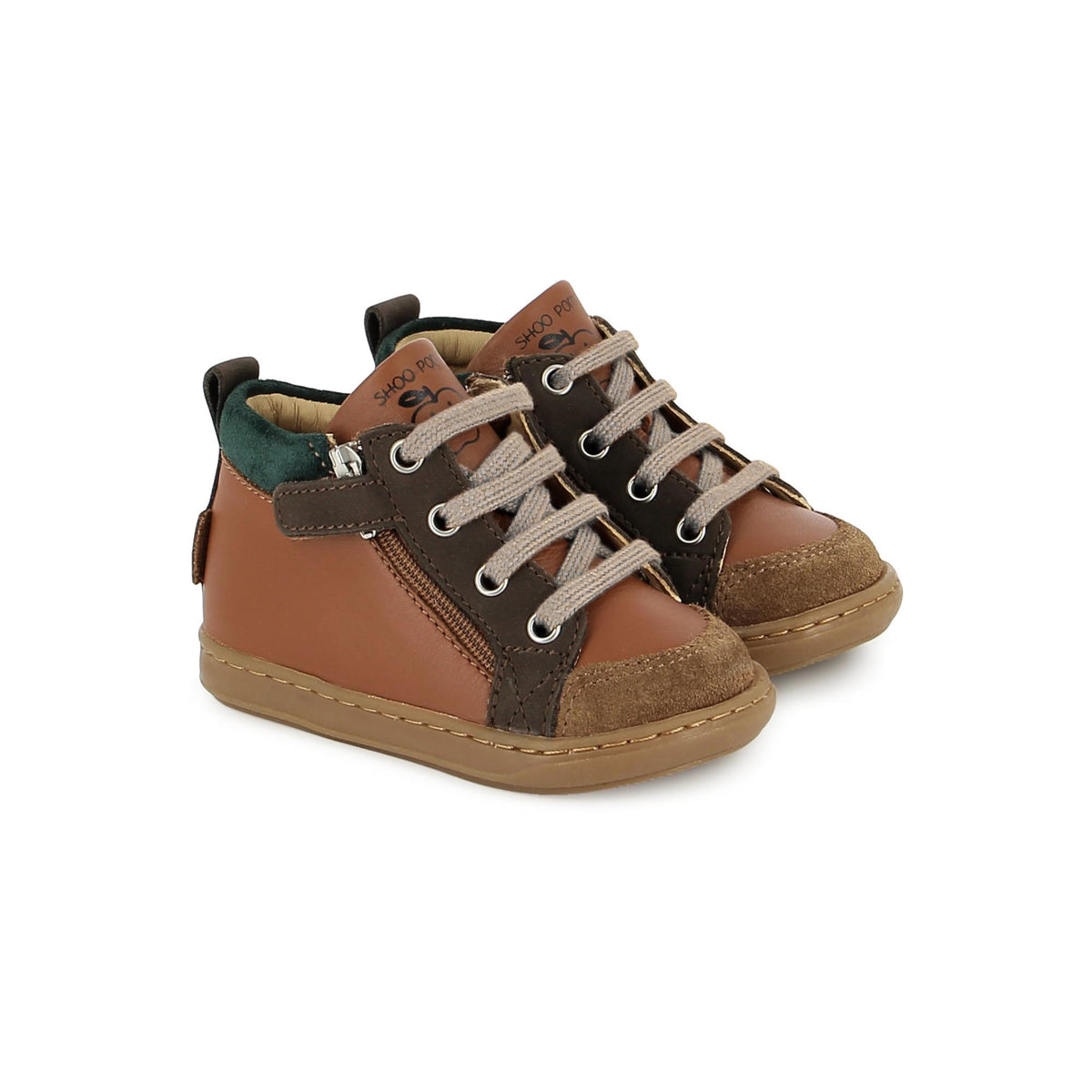 BOUBA BI ZIP NAPPA-NUBUCK(CAMEL)