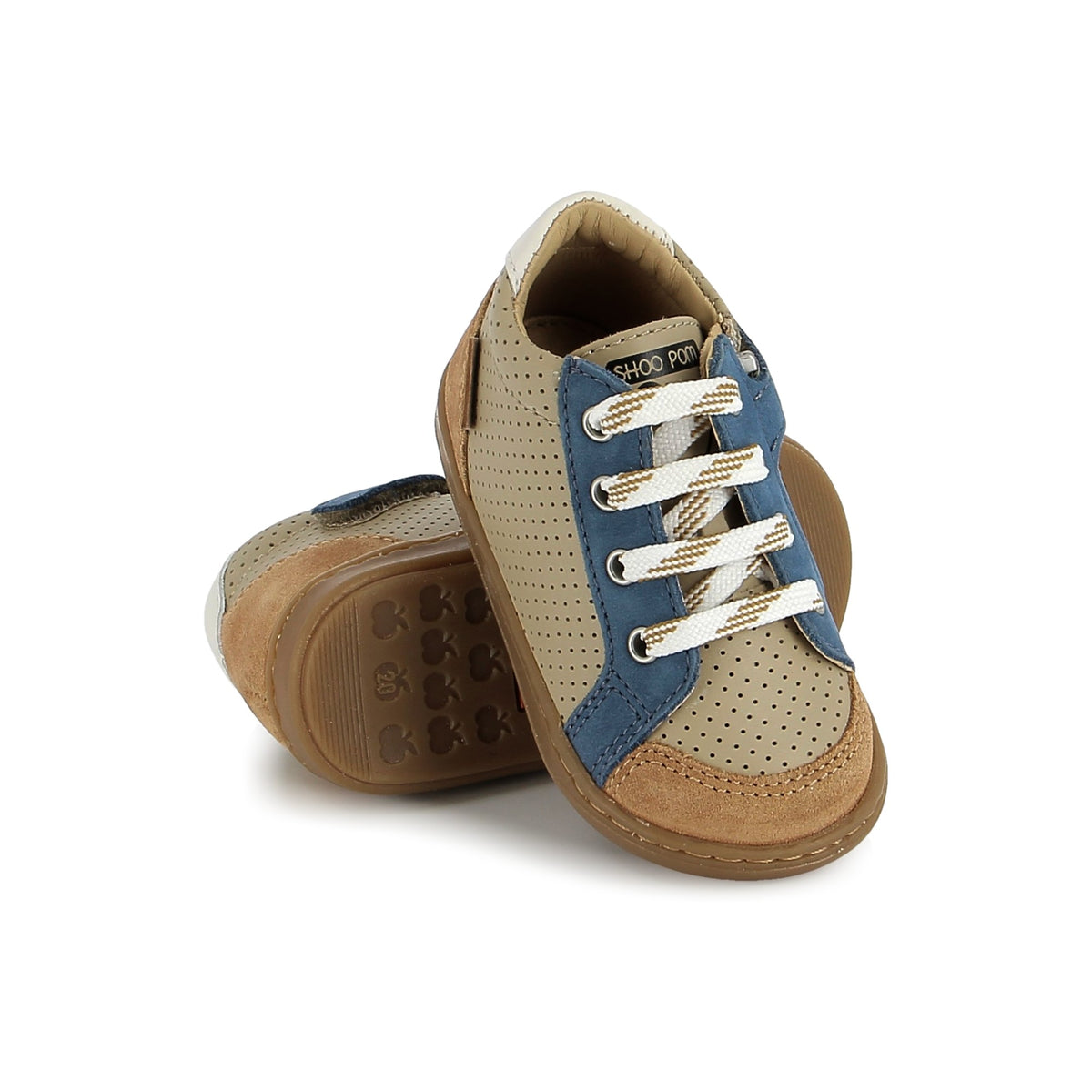 BOUBA ZIP BOX NAPPA(MASTIC-BLUE)