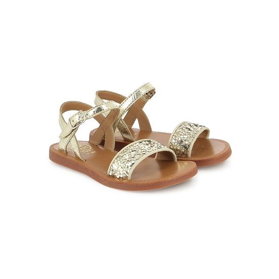 PLAGETTE BUCKLE TAO LAM-GLI(PLATINE-OR)
