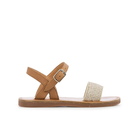 PLAGETTE BUCKLE TAO GLITTER CAMEL