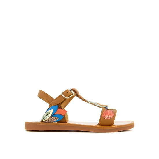 PLAGETTE COLIBRI NAPPA CAMEL