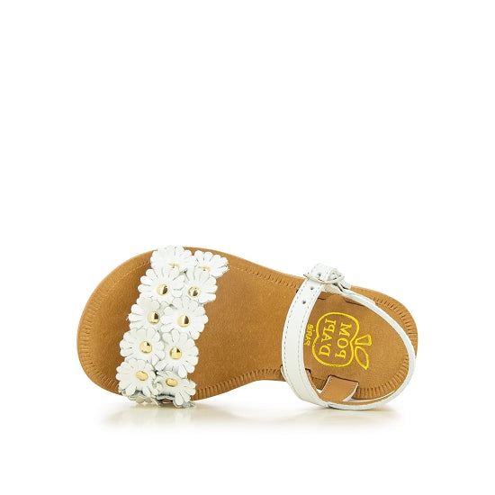 PLAGETTE MULTI FLO VERNIS BLANC