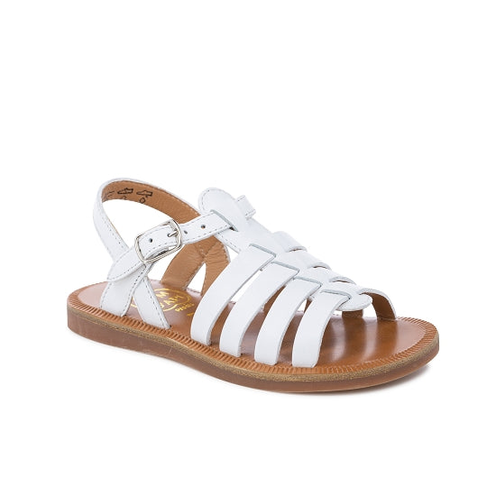 PLAGETTE STRAP NAPPA BLANC