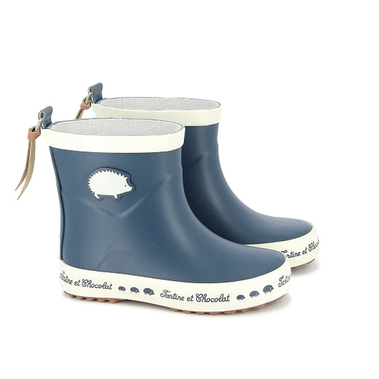 TC WELLY PATCH CAOUTCHOUC NAVY