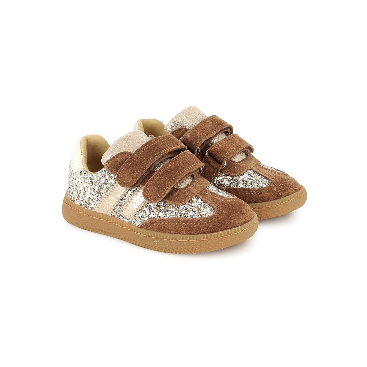 YUZU LO SCRATCH VELOURS(BROWN-PLATINE)