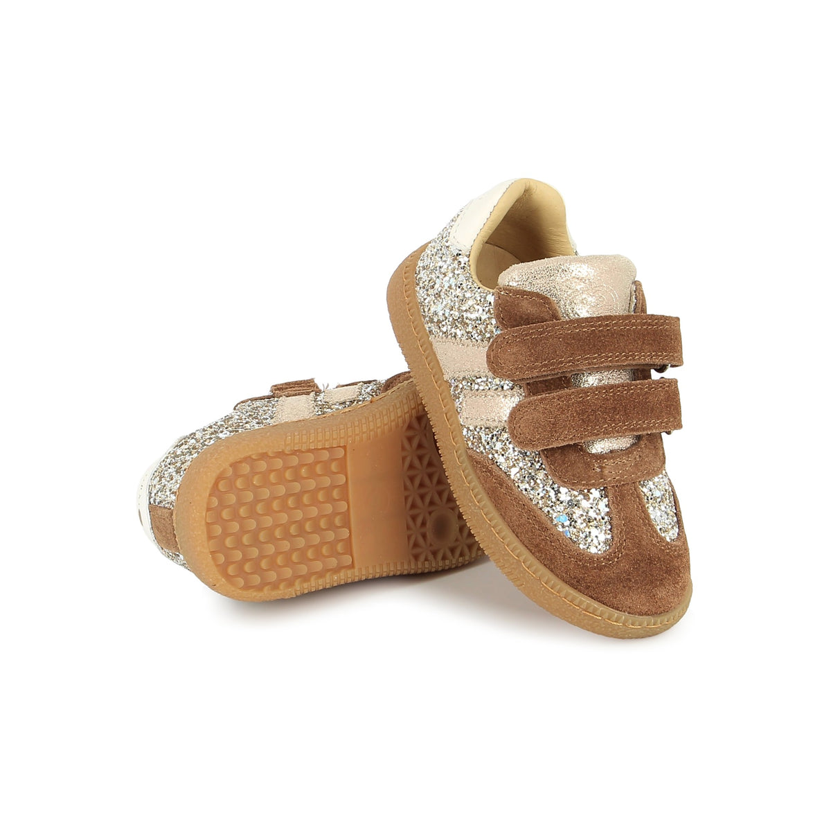 YUZU LO SCRATCH VELOURS(BROWN-PLATINE)